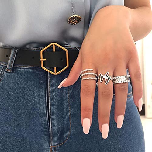 Twisted Flexible Zirconias Band Ring,S925 Sterling Silver Spring Swirl Spiral Infinity Cubic Zirconia Band Ring,Twist Eternity Wedding Engagement CZ Gem Crystal Band Ring Jewelry for Women4