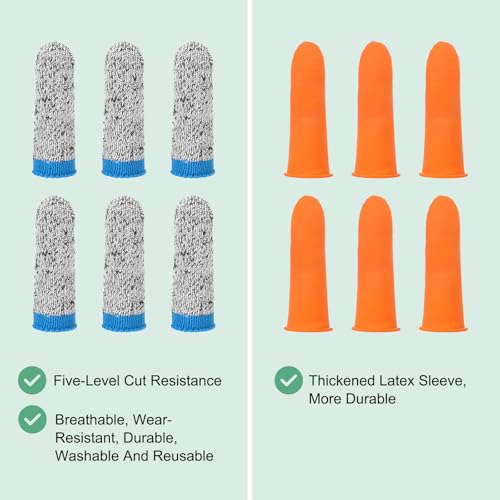 Set de Cuchillas para Jardín con Separador de Dedos de Silicona miniatura 4