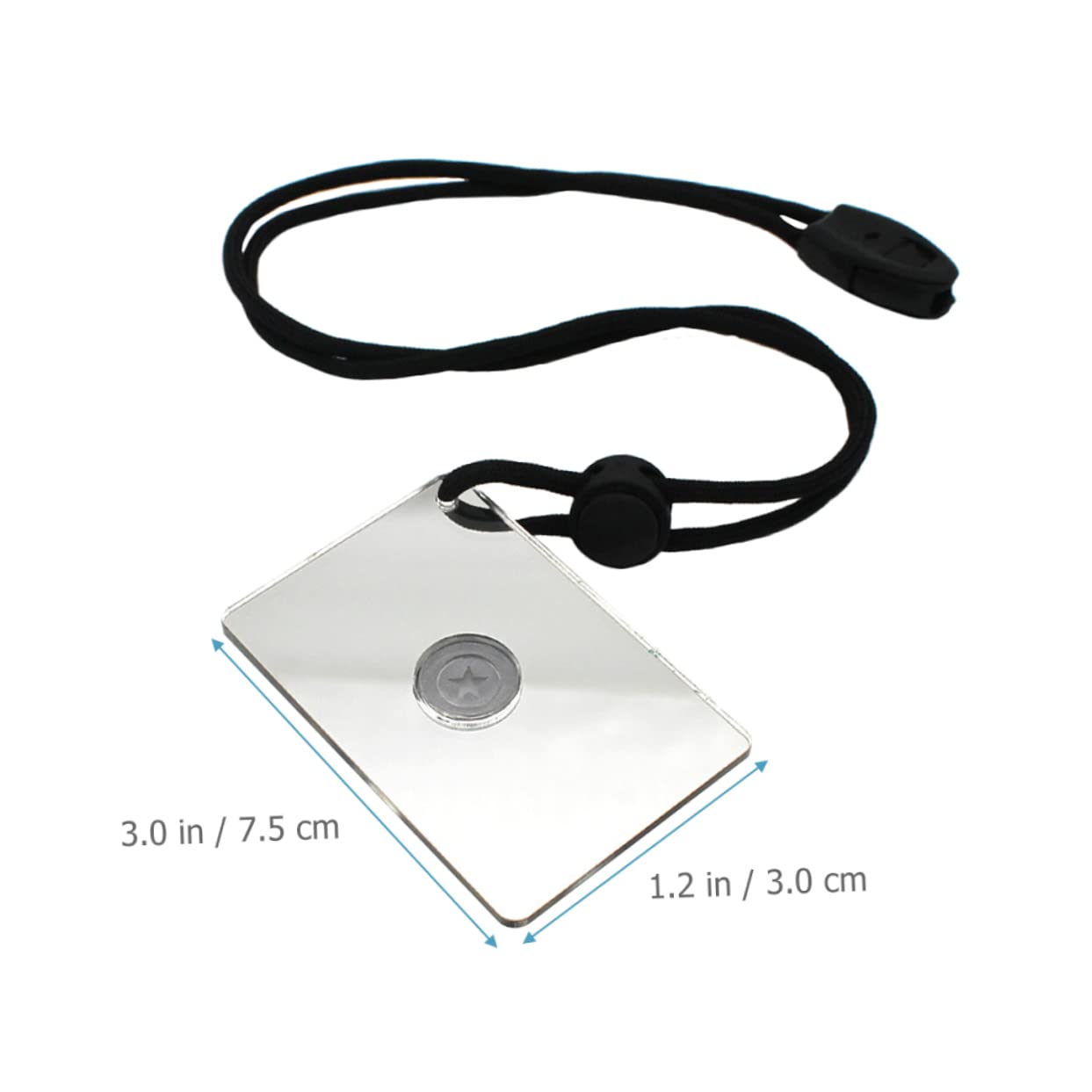 Toddmomy Outdoor Signal Mirror Reflektierender Notfallspiegel Für Survival Camping Schutzfolie Für Sichtbarkeit
