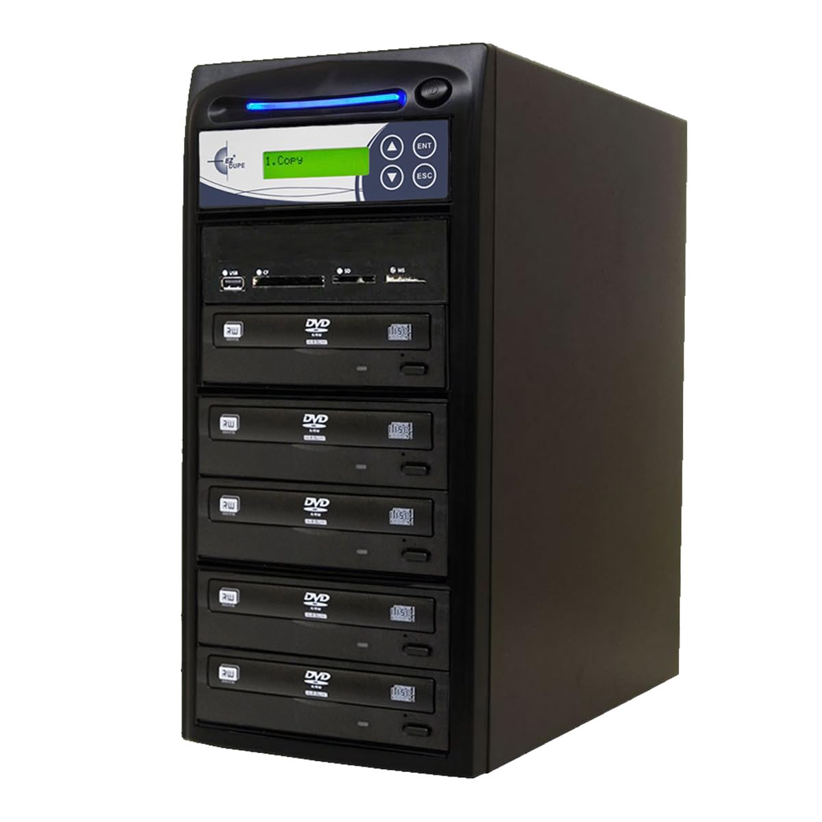 EZ DUPE 1 to 4 Media Mirror Duplicator - Flash Media/Disc to DVD M904-SSP