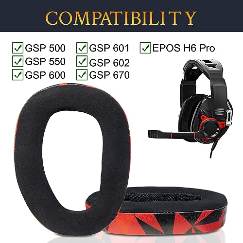SOULWIT Cooling Gel Earpads Replacement for Sennheiser GSP500, GSP550, GSP600, GSP 670 Gaming Headset - Image 3