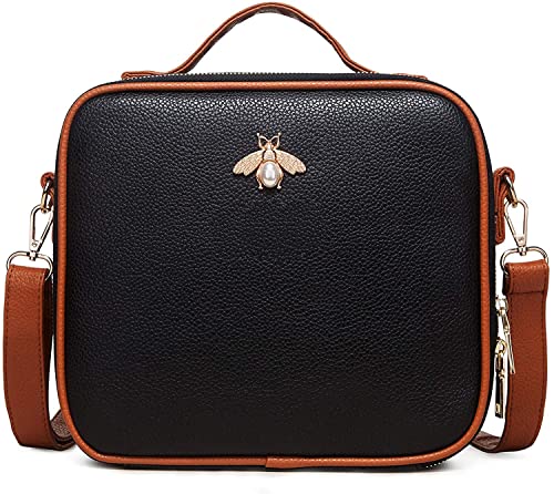 INOVERA (LABEL) Faux Leather Cosmetic Makeup Organizer Kit Storage