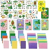 EAJASUCE 15 Sets Card Making Kits for Kids, Greeting Card Making Kits, Thank You Card Kits, Craft DIY Handmade Card Making Supplies