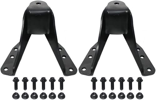 Miniatura 7 de Juego de pares de soportes de grillete de ballesta trasera para suspensión delantera 722-013, kit de reparación izquierdo y derecho derecho