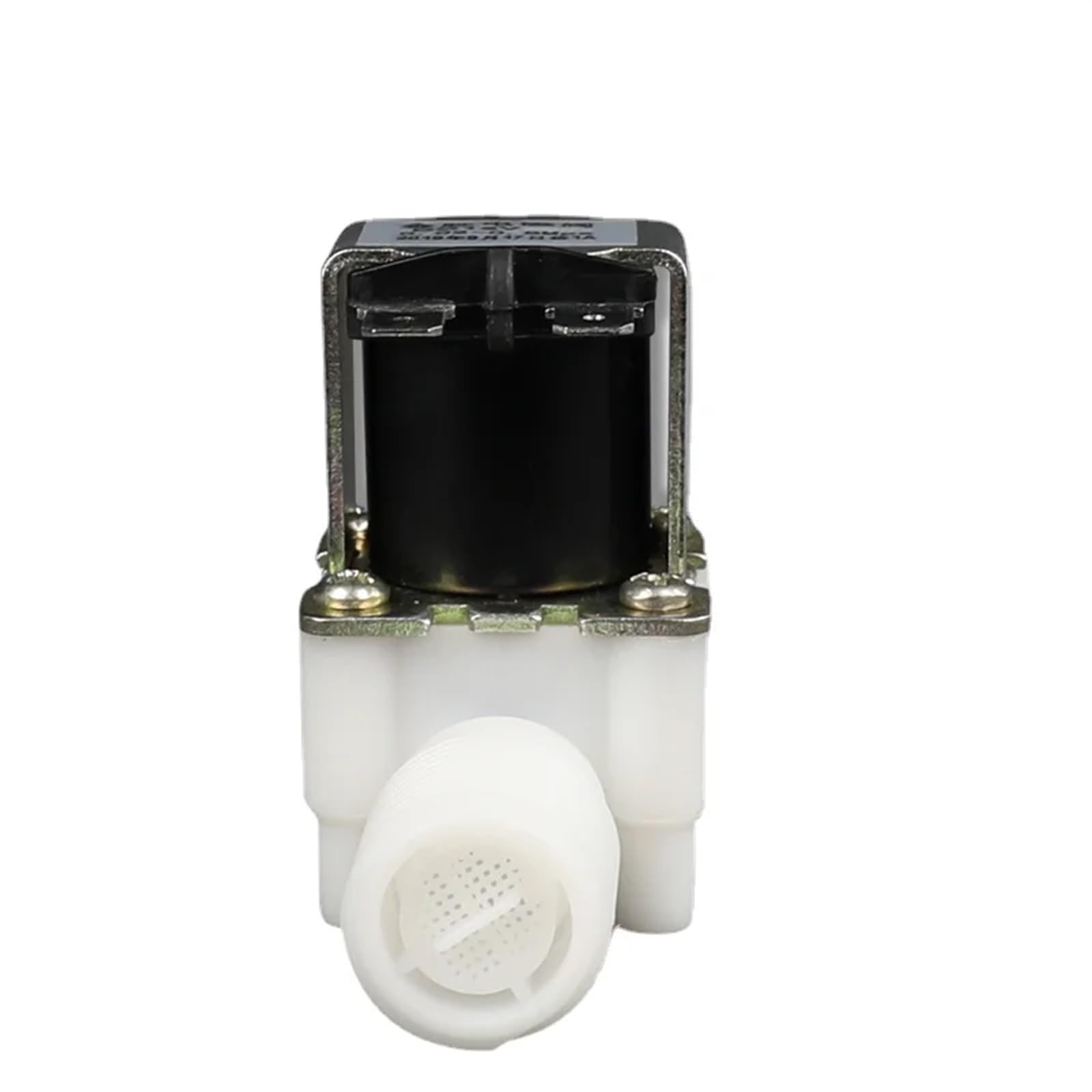 Plastikowy zawór elektromagnetyczny G1/2 normalny zamknięty gwint zewnętrzny DC12V DC24V AC220V cewka miedziana (typ ciśnienia, DC12V)