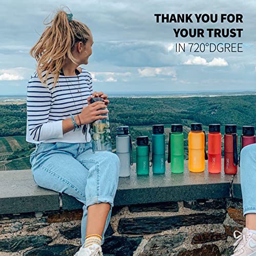 Image of 720DGREE Water Bottle 1l inchuberBottle inch softTouch +Sieve - BPA-Free Tritan, Leakproof, Reusable Drinking Bottle - Sports Bottle for Men, Woman, Office, Gym, Fitness, Outdoor, Hiking, Cycling, Travel