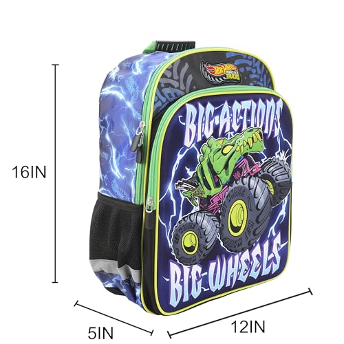 Hot Wheels Big Actions Big Wheels Monster Truck 16" Backpack2