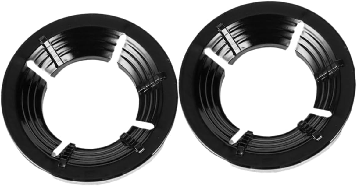 2pcs Gas Stove Wok Stand Stable Enamel Coated Cooktop Rack for Induction Cookers Anti-Slip Support Bracket Easy to Install Prevents Tilting and Wobbling