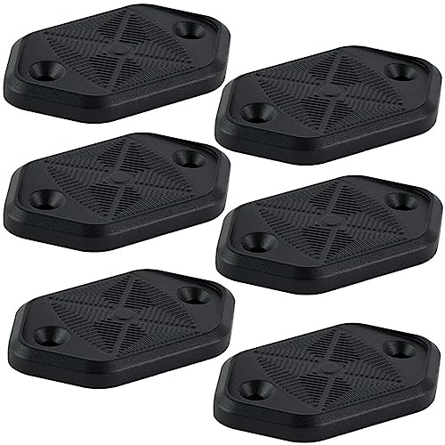 DeYoungArbeit Gun Magnet | 32lbs Rated Magnetic Gun Mount | Indoor Gun Racks | Anti Scratch Handgun Holder in Vehicle Truck Car Wall Gun Safe and Desk (Black 6-Pack)