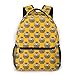 Produktbild Fashion Freizeit Rucksack für Mädchen Teenager Schule Rucksack Frauen Druck Rucksack Geldbeutel Geldbeutel niedliche Maus gelb