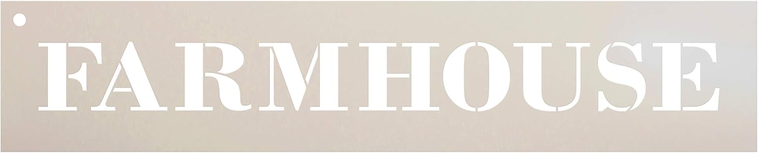 Farmhouse - Country Serif - Word Stencil - STCL1969 - by StudioR12 (21 x 4)