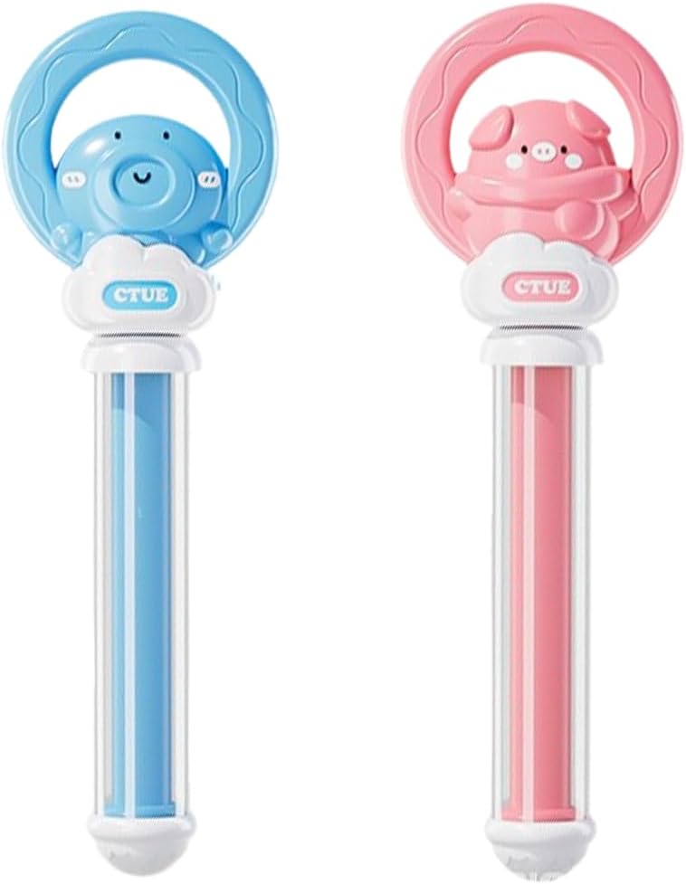 Firework Water Pistol, Cartoon Design Water Fireworks Sprayer, Lightweight Non-Slip Water Minipistol for Pool Party, Backyard Events, Outdoor Gatherings, Marriage Proposal & Bathroom (Pink+Blue+RED)
