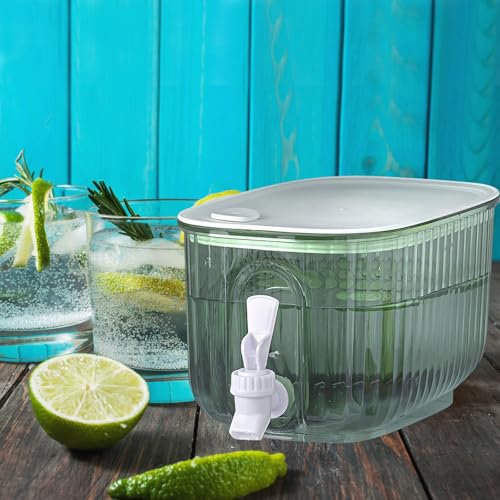 Distributeur boissons froides 5L doté d'un robinet vert étanche