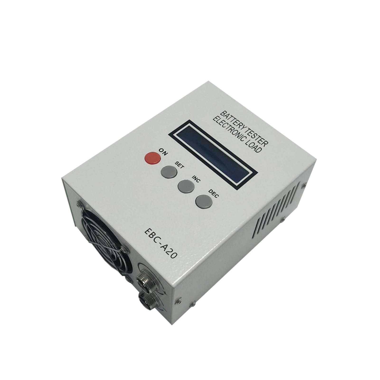 Cocoarm Tester per Batterie Tester di Resistenza Interna con Custodia in Metallo da 0 A 30 V da 0,10 A 20,00 A Display LCD Test di capacità con modalità Ciclo per Riparazione Batteria Test da Banco