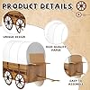 Motipuns 3D Western Covered Wagon Craft Kit Kids Toy Wagon for Vbs Vacation Bible School Supplies Decoration Craft Kits and Activities for Children(24 Pcs) #2