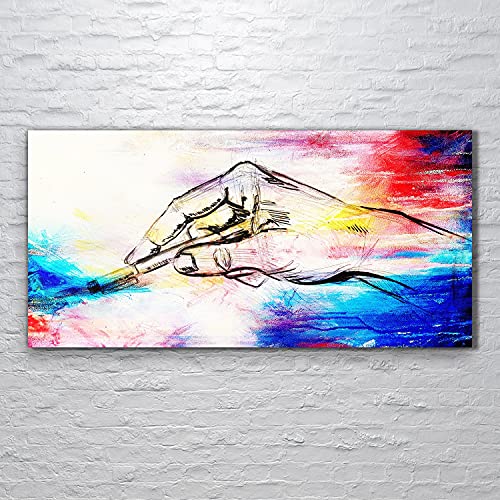 Image acrylique sketch art abstraction 120x60cm pour habiller vos murs vides - 2