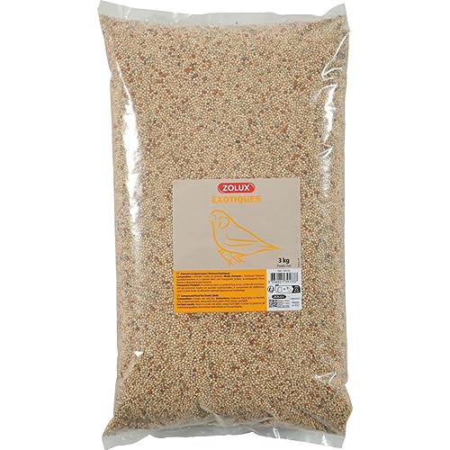 zolux - Graines pour Oiseaux Exotiques Sac de 3 kg pour Oiseaux