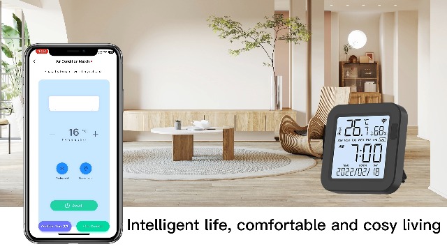 MOES Tuya Smart WiFi Sensore Di Umidà Della Temperatura - Foto 2