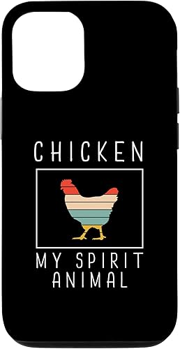 iPhone 1212 Pro Spirit Animal Vintage Sunset Linda funda de pollo para mujer
