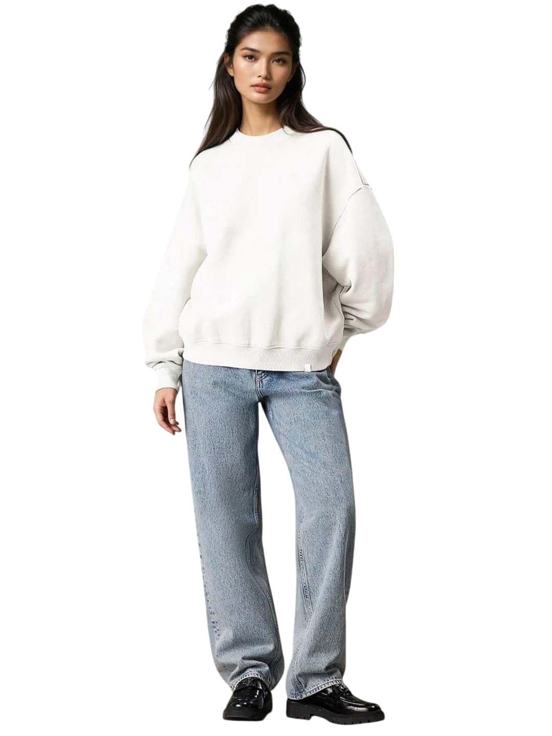 kotty Women's Plush Winter Sweatshirt with Soft Interior Finish for Enhanced Warmth and Flattering Winter Layers-picture-15