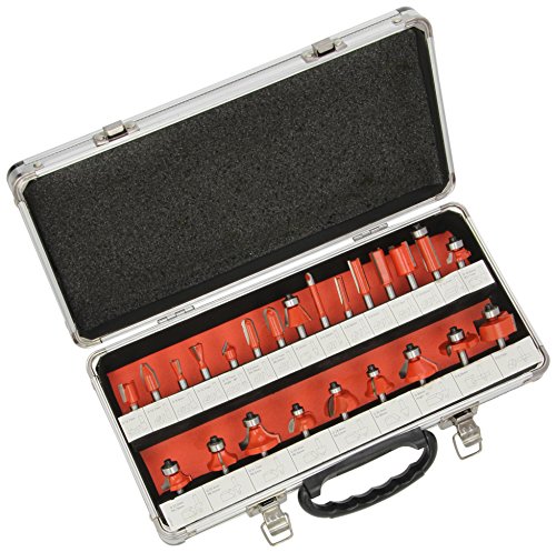 Preisvergleich Produktbild Silverline 656577 1 / 4-Zoll-Hartmetall-Fräser, 24-tlg. Satz 1 / 4 Zoll