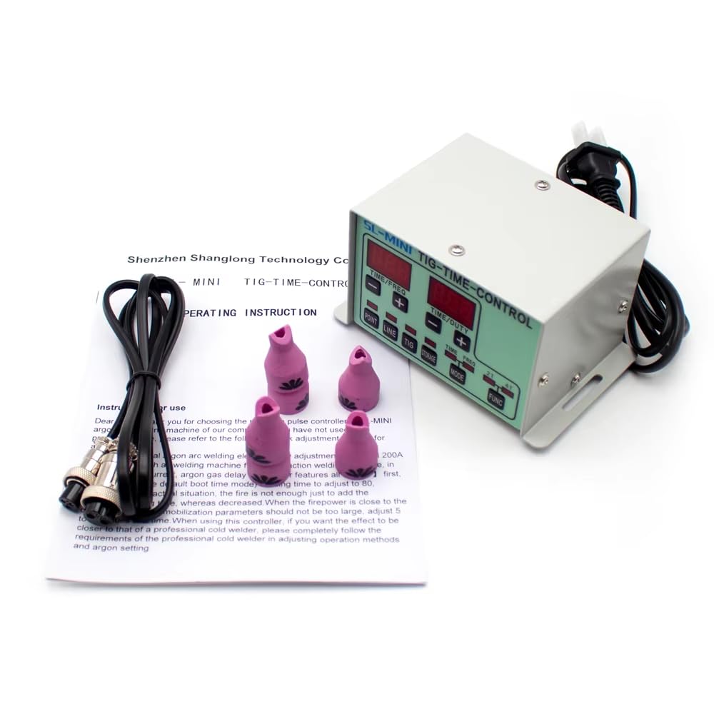 DIY WIG Schweißgerät zum Kaltschweißgerät Edelstahl Mini Punktschweißgerät Zeit Impuls Controller Modifizierter Kaltschweißer(Ohne Fußschalter,SL-MINI)