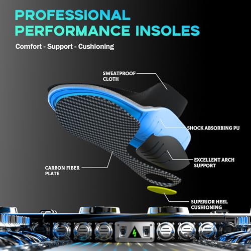 Plantillas deportivas de fibra de carbono con soporte de arco miniatura 4