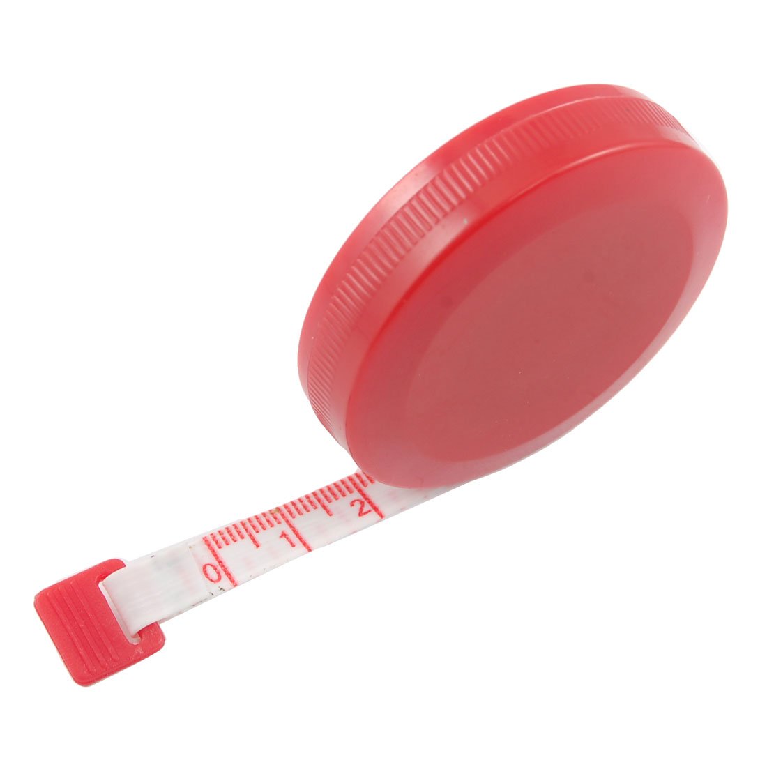 Aexit Red Round Tools & Home Improvement Plastic Housing Sewing Tailor Retractable Ruler Tape Tape Measures Measure 1.5M