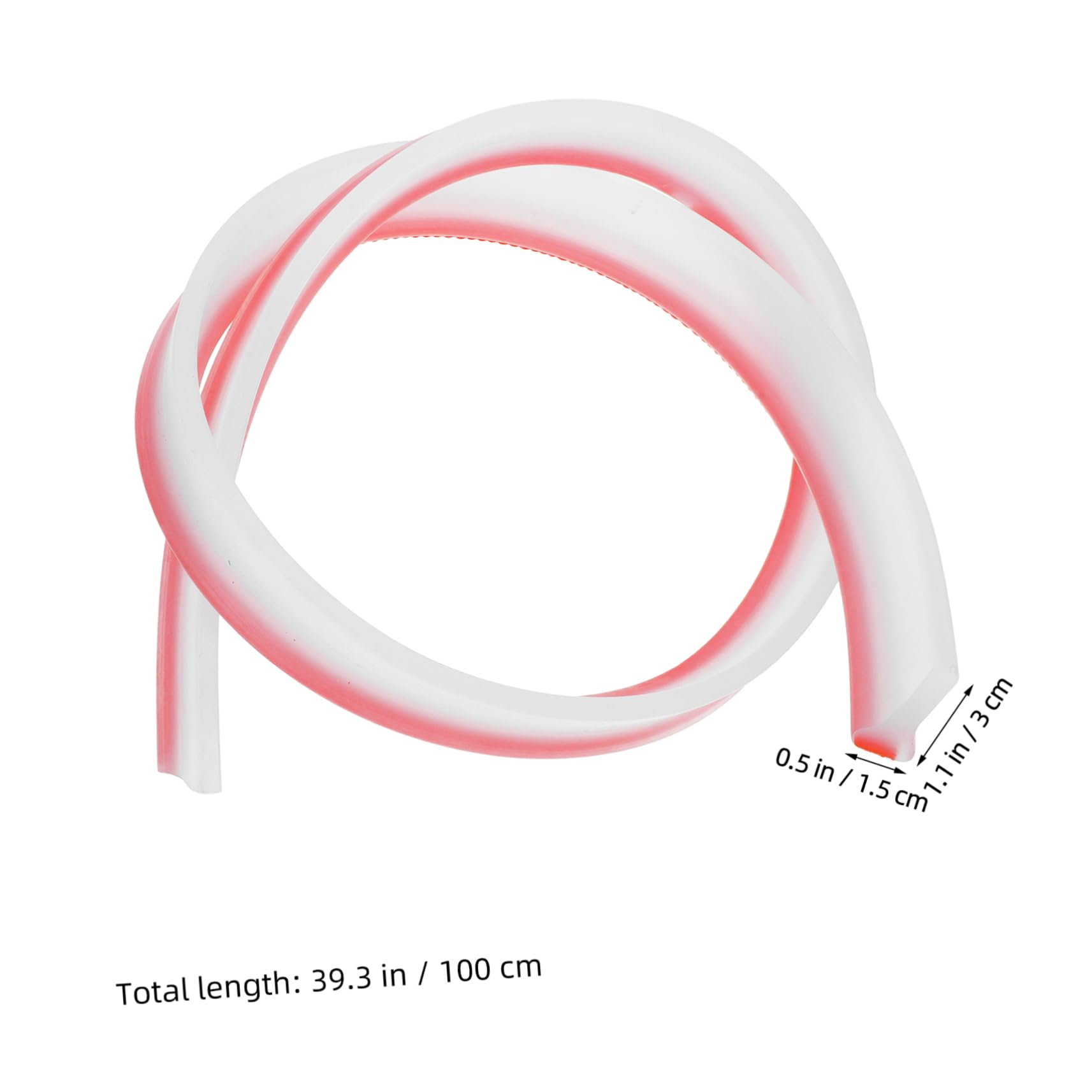 HOLIDYOYO Flexible Silicone Water Barrier Strip Self-adhesive Shower Splash Guard for Door Bottom Easy Installation Transparent Design for Dry and Wet Separation Bathrooms and Kitchens