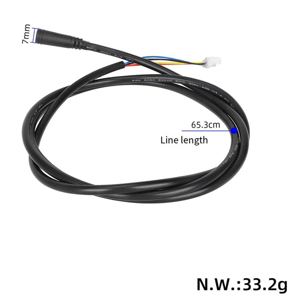 Cable de Datos para Scooter Eléctrico, Cable Adaptador de Corriente, Cable de Comunicación, Accesorios de Cable Controlador de Placa Bluetooth