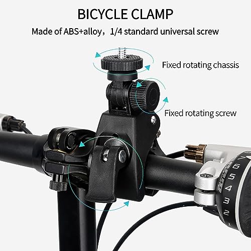 Image of Bike Grip Holder Handlebar Compatible with Camera, Mobile | Durable Lightweight Adjustable Handlebar for Gopro