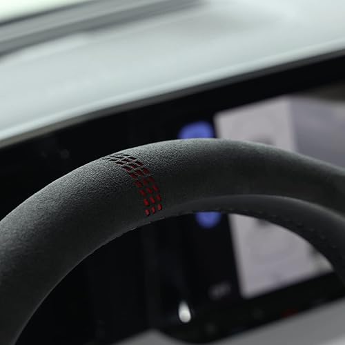 Miniatura 2 de MEWANT Funda universal antideslizante para volante Alcantara para BMW M Sport F10 F15 F22 F23 F30 F34 F32 F33 F07 F12 F25