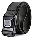 BULLIANT Ceinture Tactique Hommes, Militaire Gréeur Nylon Ceinture de Travail pour Extérieur Robuste Largeur 38mm,Nouvelle Conception de Libération Rapide,Noir1994,125cm/36-42" taille réglable