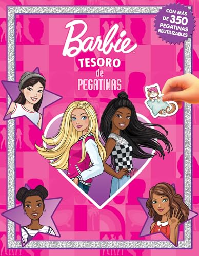 Barbie Tesoro de Pegatinas   Libros de actividades para niños, 350 pegatinas reutilizables, 96 páginas de diversión