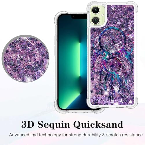 CAIYUNL for Samsung Galaxy A07/A06 Phone Case, Glitter Purple by CAIYUNL - Used condition - Image 3