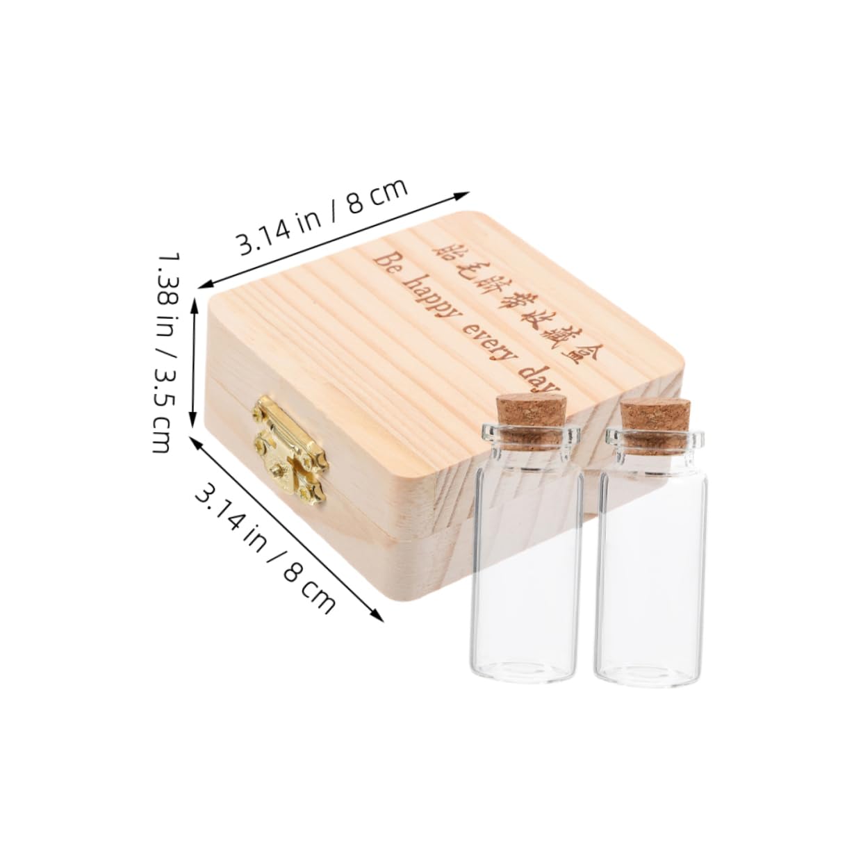 HANABASS 1Set Fetal Hair Storage Box for Elegant Keepsake Case for Keepsakes Newborn Cord Preservation Versatile for Lifelong Cherishment