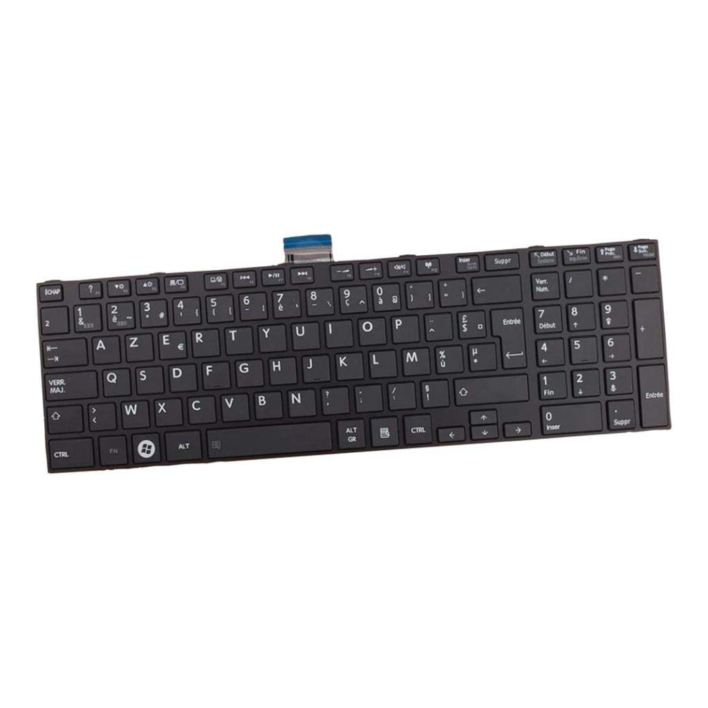 Clavier AZERTY Neuf Pour Toshiba Satellite Pro C870 - Disposition Française, Couleur Noire