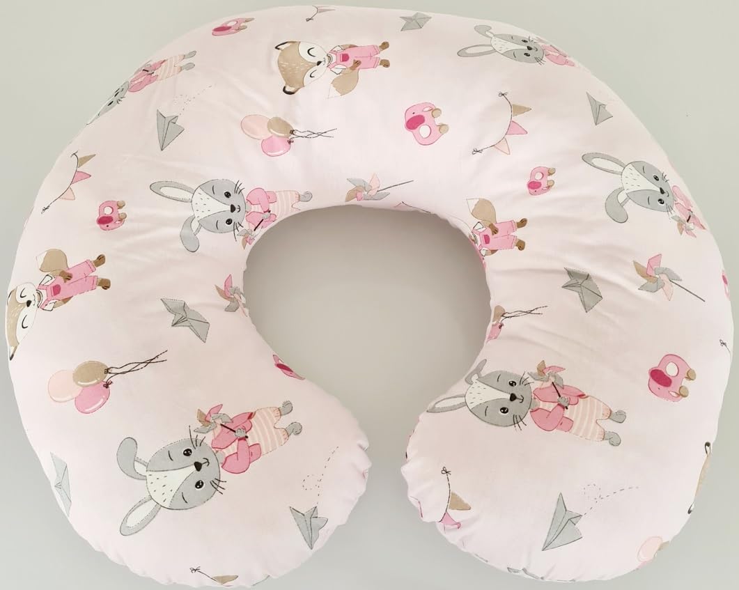 Babymam Fox And Rabbit Baby Breast Feeding Pillow Nursing Pregnancy Baby Sitting Support