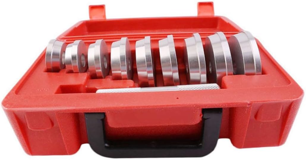 Cabilock 10pcs Aluminum Axle Bushing Removal Tool Bearing Removal Tool Axle Seal Bushing Driver Wheel Bearing