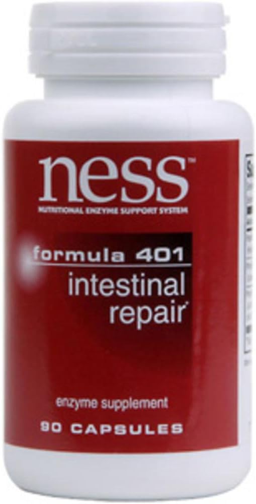 Ness Enzymes- Intestinal Support #401 90 vegcaps