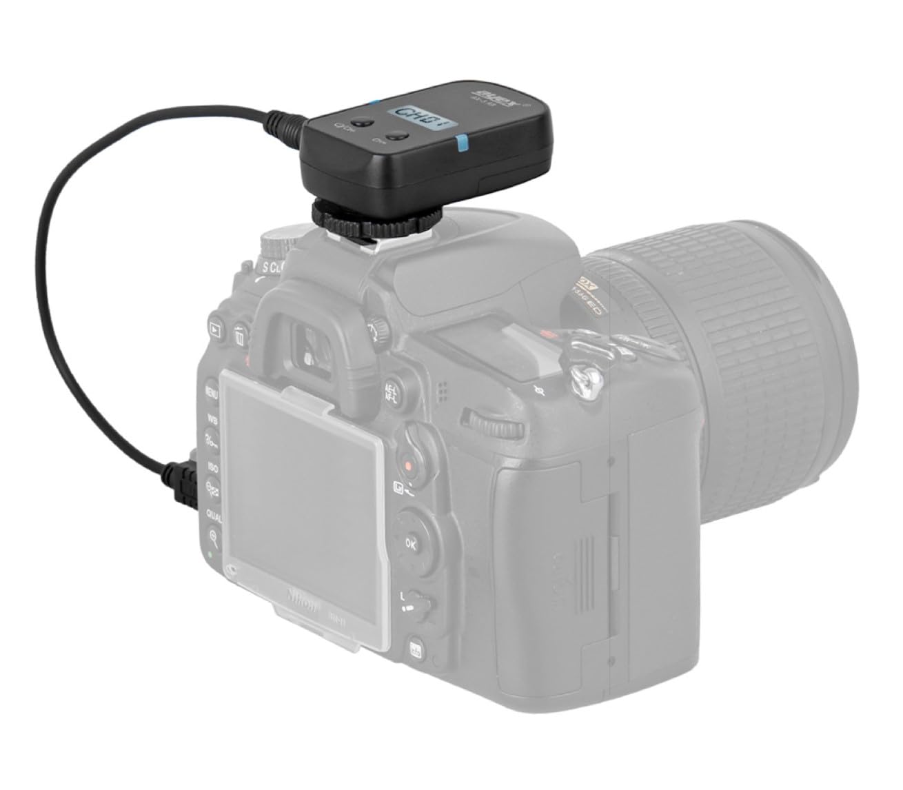 ayex AX-5 Timer zdalny wyzwalacz radiowy kompatybilny z Sony USB-C A7C II A7C R A7 V A6700 interwałowy timer Bulb Delay 2,4 GHz zasięg 100 m LCD 32 kanały