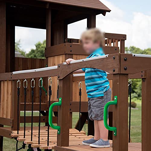 Buy Purife 10'' Metal Playground Safety Handles Green (Pair500LBS