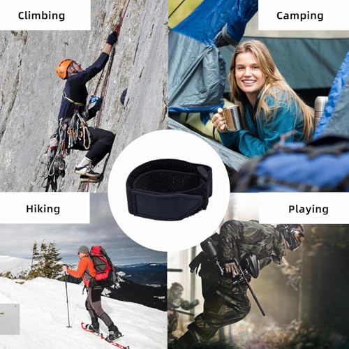 NICENEEDED 6 Stück Fahrradhosen Beingurte Verstellbare Elastische Knöchel Sicherheitsbänder Mit Magischem Verschluss Und Schnalle Flexibler Knöchel Beingurt Für Outdoor Aktivitäten