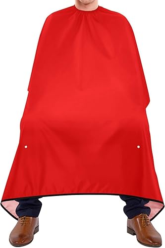 Miniatura 2 de Navajo White Barber Cloth Waterproof Cape Washing Hair, Home Barber Cape 64.9 In x 55.1 In