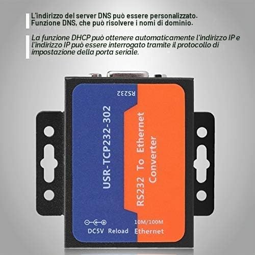 Modulo Seriale A Rete DHCP DNS U.S.R. Convertitore RS485 A Ethernet TCP/IP – Modello 304 Con Server Web Integrato E Supporto DHCP/DNS Modulo Seriale A Rete DHCP DNS U.S.R. Convertitore RS485 A Ethernet TCP/IP – Modello 304 Con Server Web Integrato E Supporto DHCP/DNS