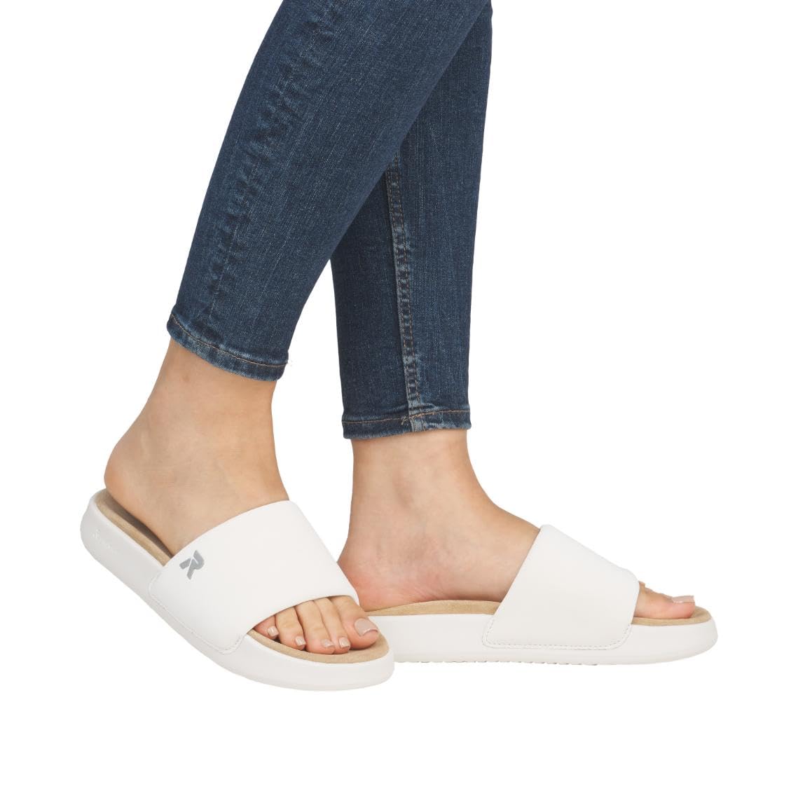 Rieker Damen Pantoletten W3250, Frauen Slipper