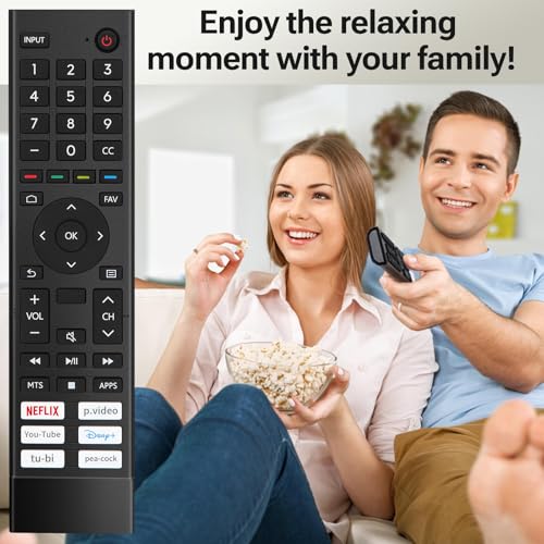 Image of for Hisense-Smart-TV-Remote Replacement, for Hisense 4K UHD Android Smart TVs (ERF3J80H)