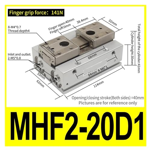 Vérin MHF2 8D pour résoudre les problèmes d'espace de serrage