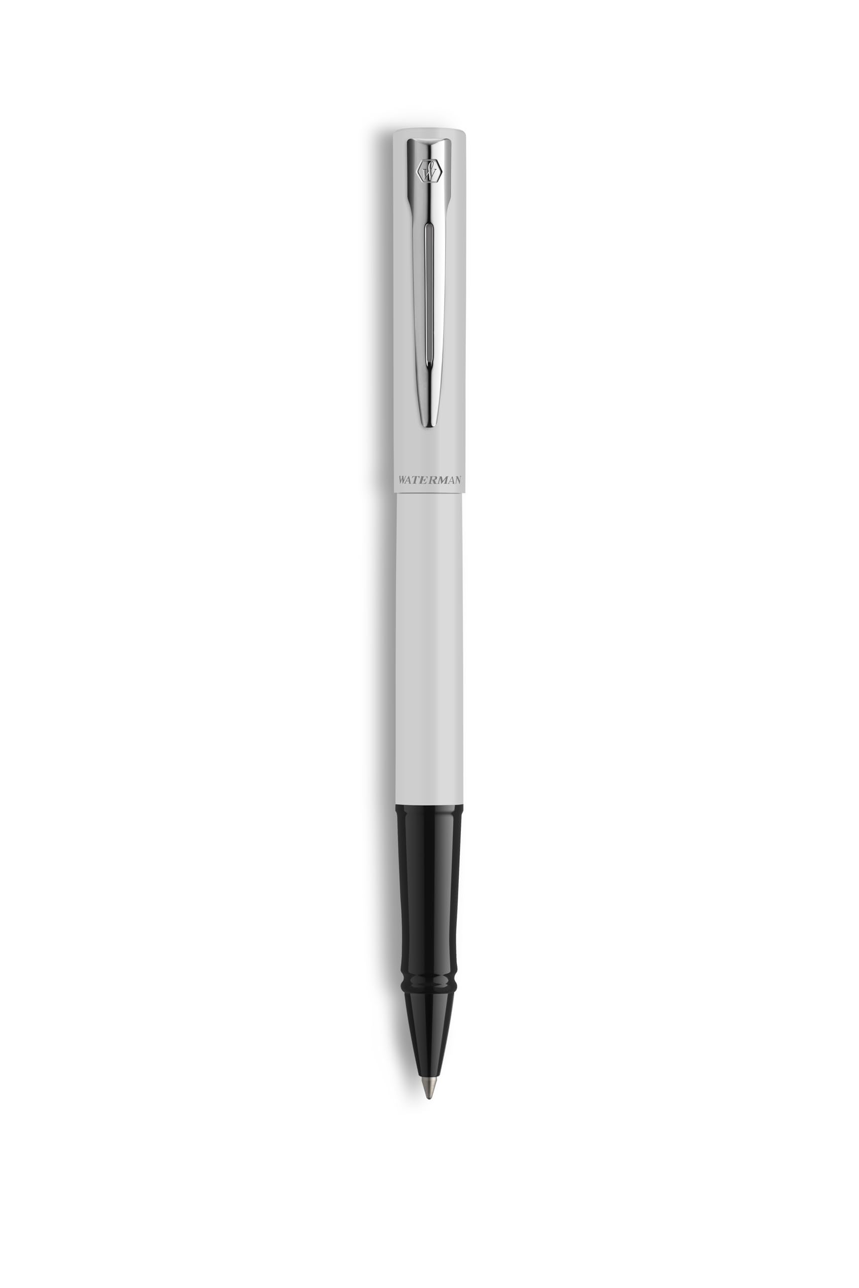 Waterman Allure Ensemble d'écriture avec gravure – Set de stylo à bille et stylo roller personnalisé – Ensemble d'instruments d'écriture de luxe en noir – Cadeau élégant pour femmes et hommes (White