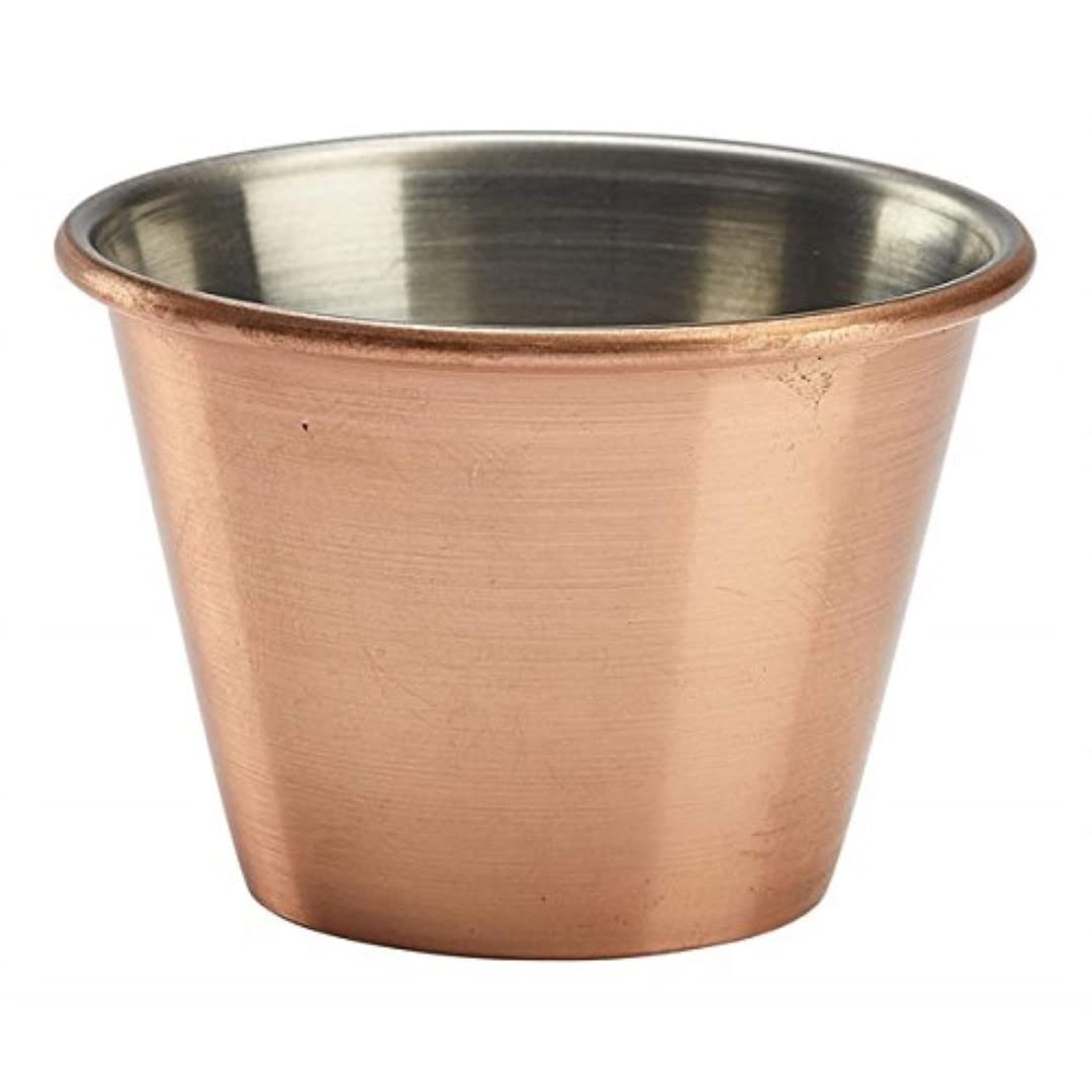 Genware NEV-RAMST2C Copper Plated Ramekin, 2.5 oz.